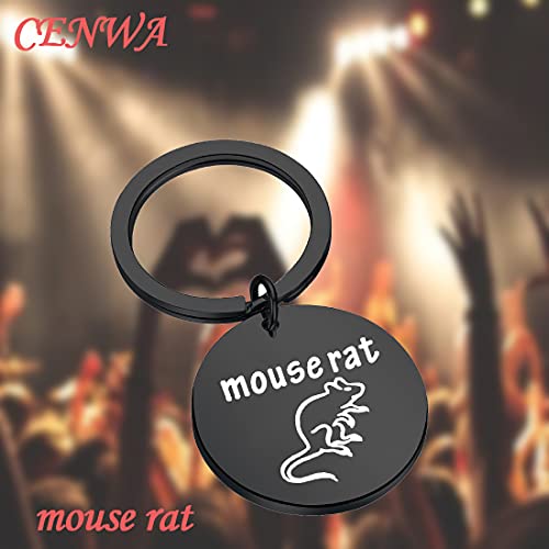 Image of CENWA Mouse Rat Keychain Funny TV Show Gift
