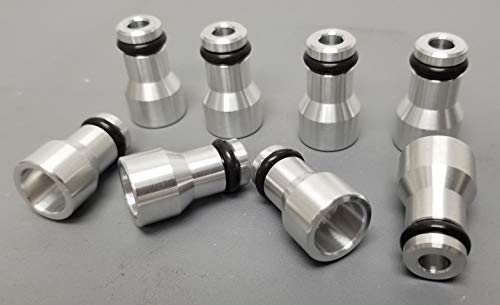 Z Whip Ls1 Ls6 Intake Manifold & Fuel Rail To Ls Truck Fuel Injector Adapters Spacers Set Of 8 Compatible With Chevrolet Camaro Pontiac Trans Am Intake Lq4 Lq9 Lm7 L33 L96 Proudly Made In The Usa #TOP5