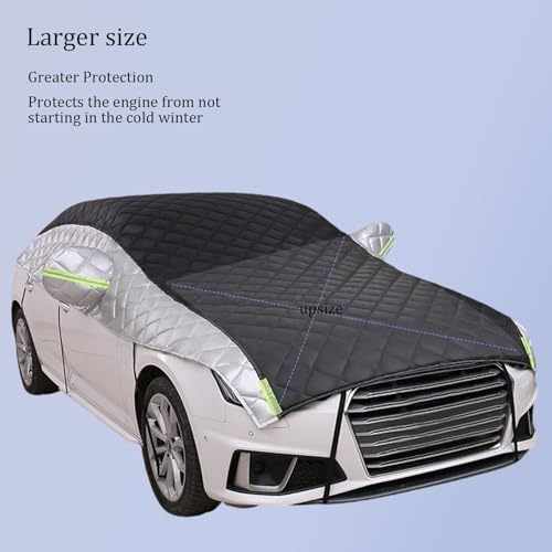 Hagelschutzplane Auto für Genesis G80(2016-2025), Futter Aus Verdickter Baumwolle Wasserdicht Reißfest, Verdickung Maßgeschneidert Ganzjähriger