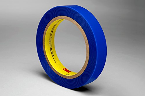 Image of 3M 97460-case Tape Plastic Core, 1 /2 Inx72 yd, 72 /Cs, 8901, Silicone, Blue (Pack of 72)