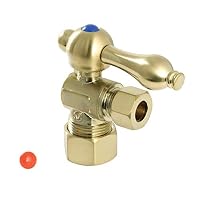 KINGSTON BRASS Vintage Angle Stop Valve - 5/8 X 3/8 OD Compression, Oil Rubbed Bronze, Lever Handle - View #7