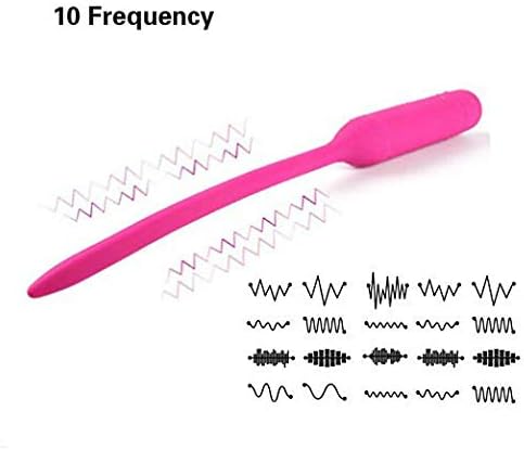 LGS Multi Frequency Handheld Inserts Sounding Rod Vibrating Massager for Men Pleasure
