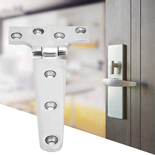 FTVOGUE Lot de 2 Épaissi Charnières en Acier Inoxydable Feuille T Type Charnière pour Portes De Jardin 151 * 75 * 4.5mm