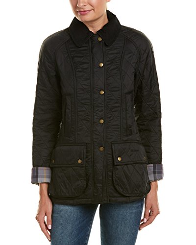 Barbour Womens Beadnell Polarquilt Jacket, 12, Black