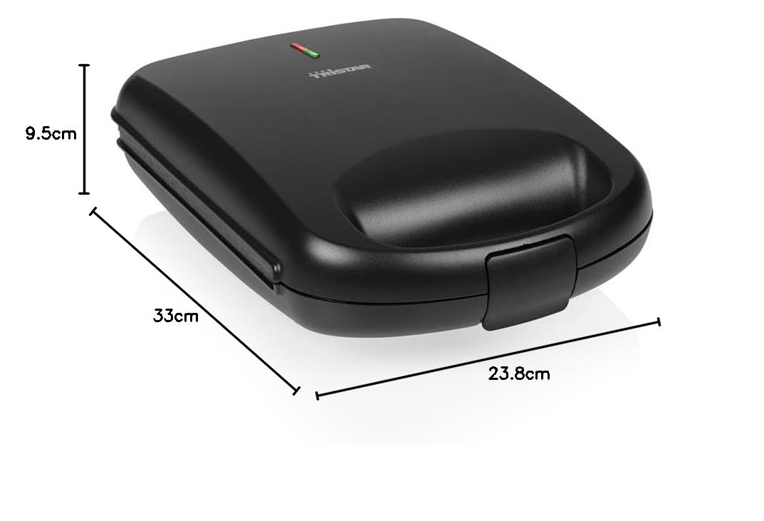 Tristar Sandwich Maker XL - 4 sandwiches à la fois - Revêtement antiadhésif - Protection contre la surchauffe - Facile à utiliser - 1500 W - SA-3069