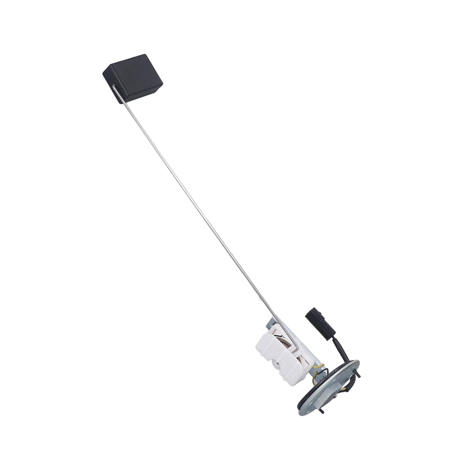 Fuel Level Sensor Fuel Tank Float Sending Unit 2 Pin Plug Accurate Real Time Monitoring for DH55 DX55 DX60 DH60 7 Excavator Aluminum Alloy ABS