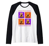 Cute Teddy Bear Ted Four Colored Boxes Halloween