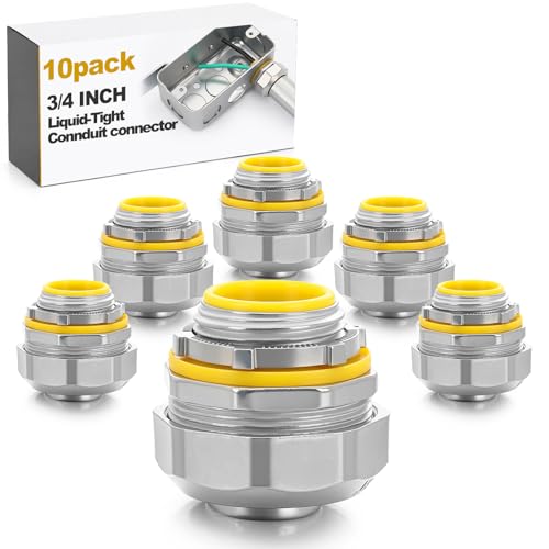 Connecteurs étanches Gisafai en zinc moulé anti-infiltration pour gaine 1,9 cm