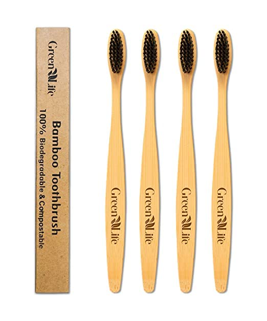 10 Sustainable Products on Amazon You Need to Try 11 PRAKARTI Bamboo Charcoal Toothbrush Natural Wooden ECO Friendly T...