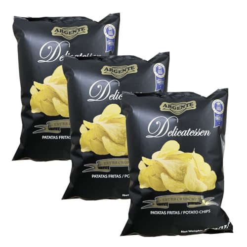 パパスアルジェンテ デリカテッセン ポテトチップス 500g X 3袋 Delicatessen Potato Chips コストコ 大容量 スペイン産 高級のサムネイル
