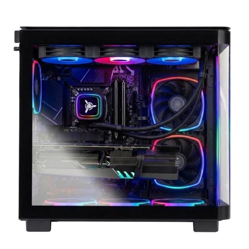 Image of Skytech Gaming King 95 Gaming PC, AMD Ryzen 7 7800X3D 4.2GHz, AMD RX 9070XT 16GB VRAM, 1TB Gen4 NVMe SSD, 24GB DDR5 RAM 6000, 850W Gold ATX 3 PSU, 360 ARGB AIO, WI-FI 5, Windows 11, Desktop