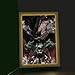 FunLake Japanese Anime LED Art - Dynamic Eren Jaeger Edition, USB Powered, 3 Lighting Modes, Illuminate with Transformative Expressions (Eren Jaeger)