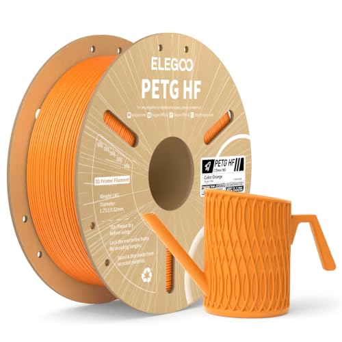 ELEGOO High Flow HF-PETG Filament (Orange), 1kg