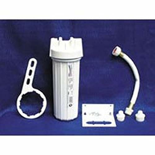 Image of SHURFLO RV-10UC-A 10In Housing Assembly-Use Under Counter /Outside The Rv 3 /8In Npt-F Ports. Includ