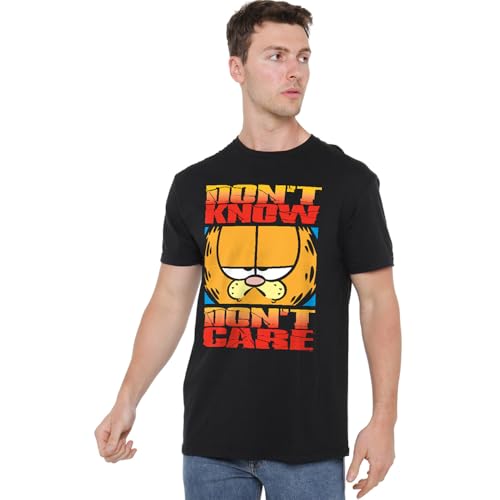 T-shirt Garfield Dont Know Dont Care Mixte pour Vos Journées Détente à la Maison