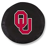 Holland Bar Stool Co. Oklahoma Sooners HBS Black Vinyl Fitted Spare Car Tire Cover (32 1/4' x 12')