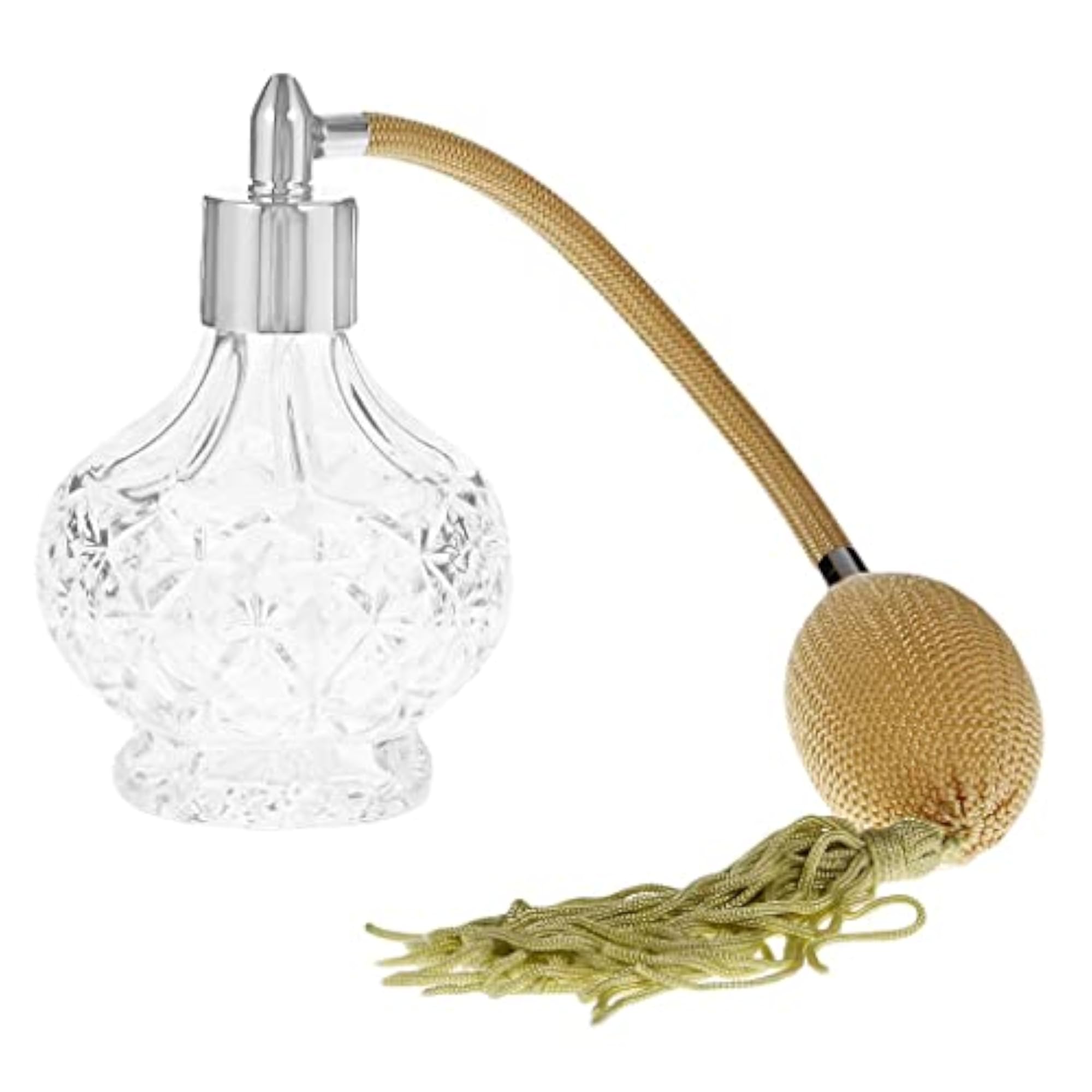 Vintage Long Perfume Atomizer Fragrance Spray Glass Bottle
