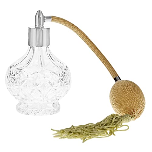 Botella de vidrio Gralara recargable que evita pérdidas de perfume con spray dosificador 2
