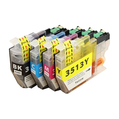 Cartouche LC3511C cyan pour imprimante Brother DCP-J572DW et J491DW