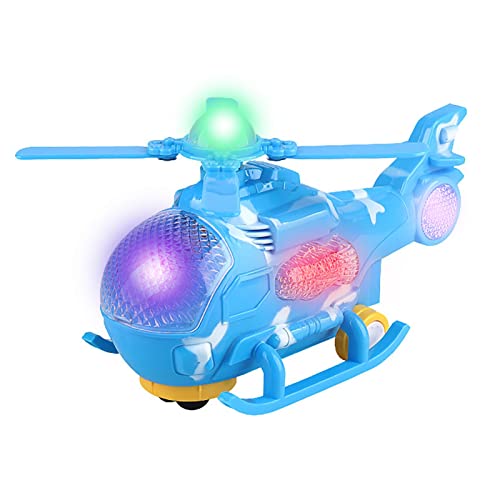 Xming 2 Pcs Helicóptero de Juguete | Juguete de helicóptero para niños | Helicóptero de Juguete para niños con luz y música, Regalos de cumpleaños para niños y niñas Cover