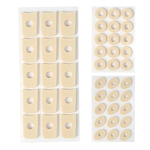 Almohadillas para callos – Protector de maíz de espuma gruesa de 120 piezas | Almohadillas antifricción para pies: cómoda almohadilla para los dedos, del dolor en los zapatos, trabajo de tacón