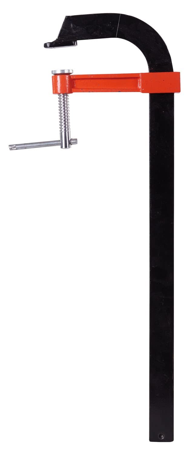 Brixo - Corchete para carpinteros en forma de F de acero - 300 x 30 x 6 mm.