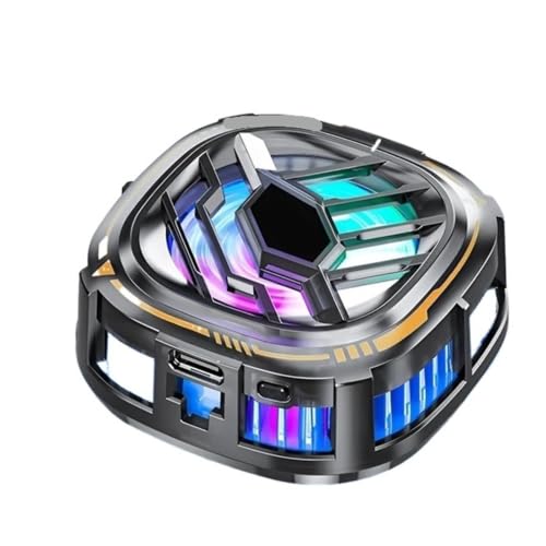 Ventilador magnético RGB para móvil con pantalla de temperatura y compatibilidad MagSafe