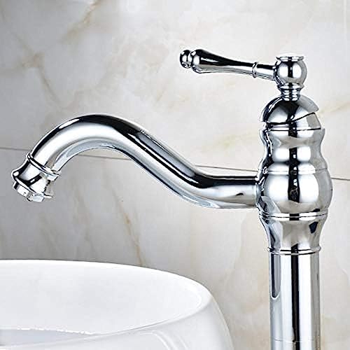 Robinet de lavabo YRYRYW à bec pivotant et commande unique en chrome poli - 4