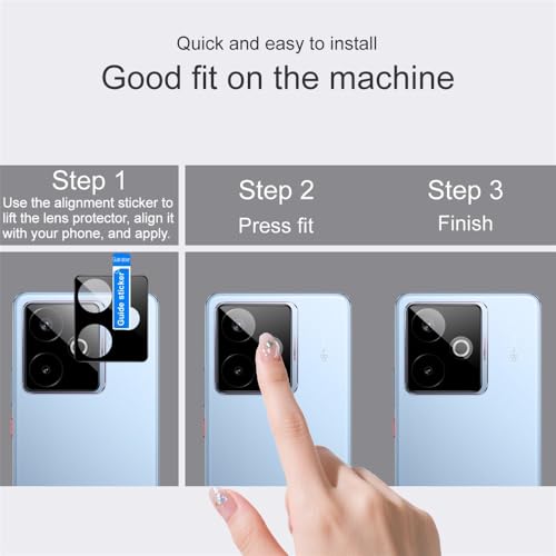 Image of FabeKee Compatible With For Realme 15T 5G Camera Lens Protector Tempered Glass HD Clear Lens Film