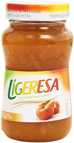 Ligeresa - Mermelada Extra de Melocotón - 330 ml - [pack de 6]