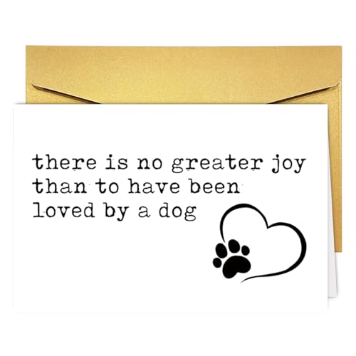 GVMGVM Pet Dog Loss Sympathy Card, Sympathy Gifts for Someone Loss of Dog, Thinking of You Card for Friend Loss of Dogs Pet, Sorry For Your Loss For Dog Owner