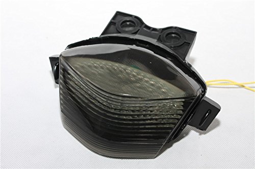Httmt Mt036- Tail Brake Light Compatible With 2006-2008 Kawasaki Ninja 650R Ex650 Er-6F Smoke #TOP3