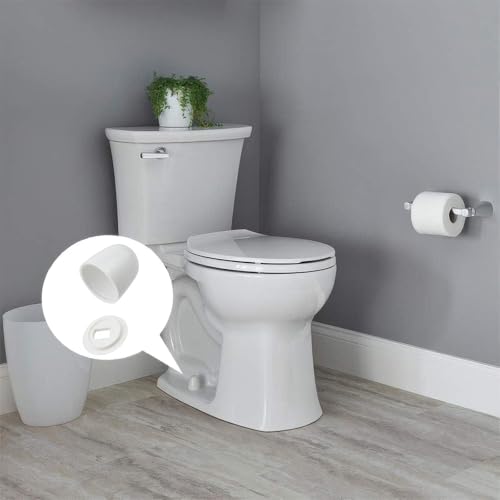 Universal-WC-Bolzenkappen, 32-teiliges Set, Kunststoff-Toilettensitz-Bodenkappen mit Unterlegscheiben zum Verstecken von Toilettenschüssel-Schrauben