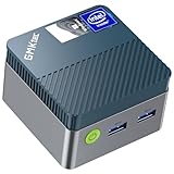 GMKtec Mini PC NucBox G5, Intel 12th Gen Alder Lake N97 (up to 3.6GHz), 12GB RAM 256GB M.2 SSD, Home, Business, Office Mini Computer with Windows 11 Pro, 4K UHD Dual HDIMI, RJ45