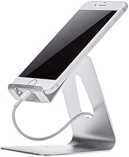Amazon Basics Cell Phone Stand for iPhone and Android | Silver