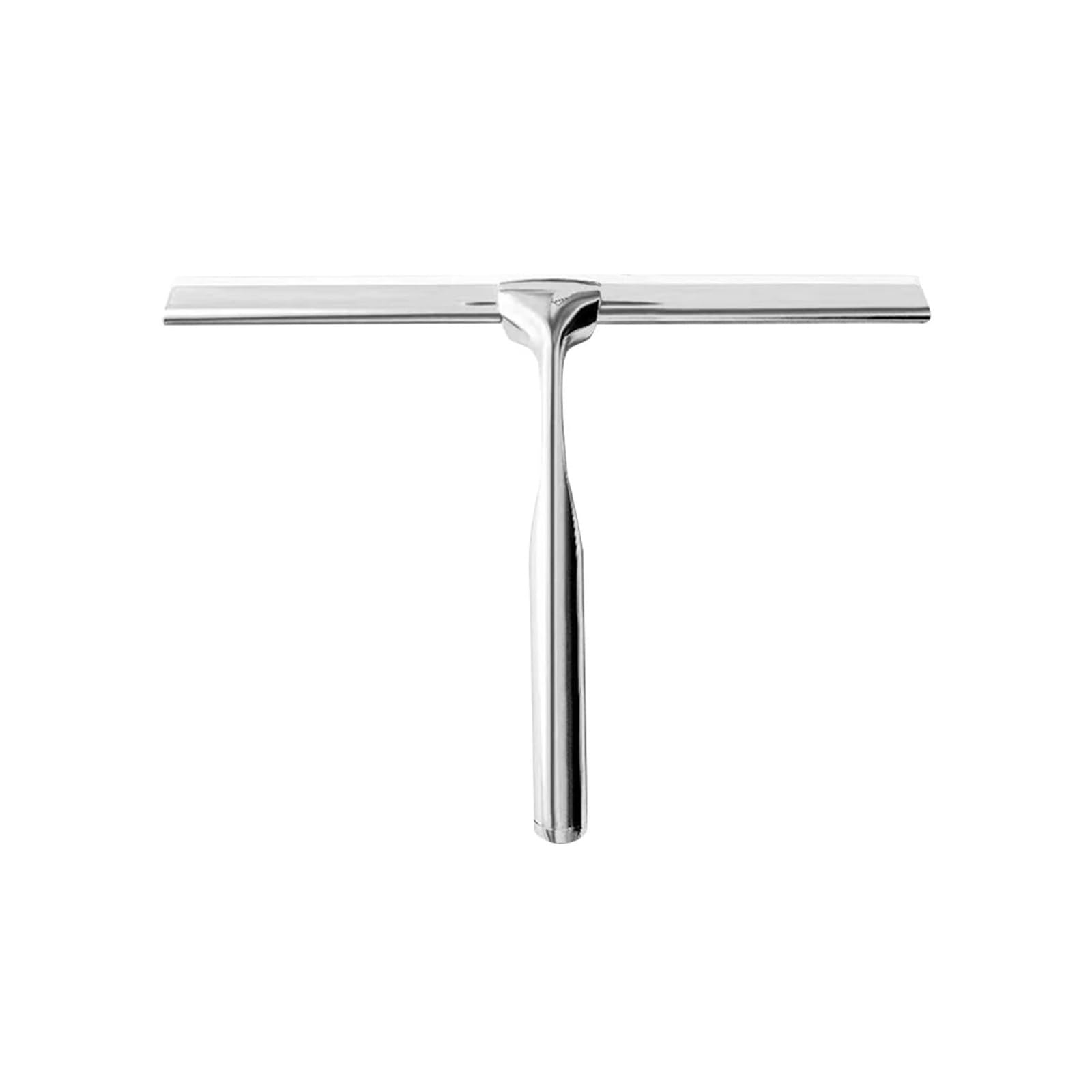 Raclette de Douche en Acier Inoxydable, essuie-Glace, grattoir, Brosse multifonctionnelle, Nettoyage Miroir Salle Bains(Style A)