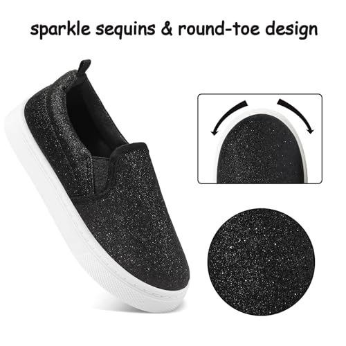 Image of K KomForme Toddler Sneakers for Girls Boys Slip On Canvas Walking Shoes | Lightweight, Comfortable