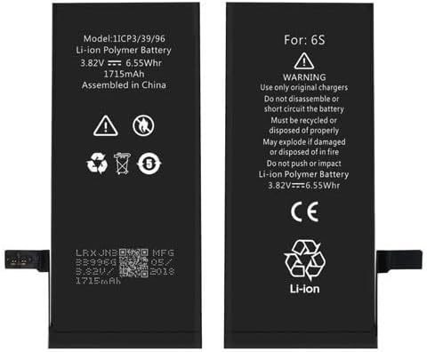 Global Tech Parts Good Quality Replacement Battery Compatible For iPhone 6s (A1633,A1688,A1687)