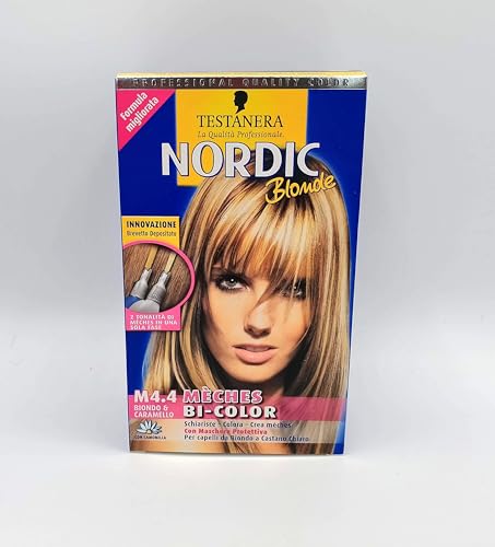 NORDIC BLONDE MèCHES BI-COLOR M4.4 Rubio y caramelo