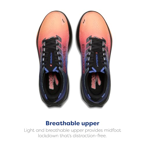 Brooks Brooks Women’s Hyperion 3 Neutral Running Shoe - Blue/Coral/Papaya - 8 Medium