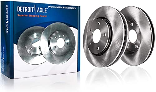 Image of Detroit Axle - 5pc Rear Brake Kit for 2004-2009 Dodge Ram 1500 Durango