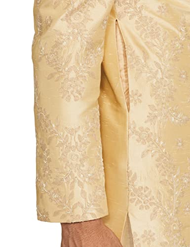 Image of Ethnix by Raymond Men's Polyester Blend Regular Fit Tunic Shirt