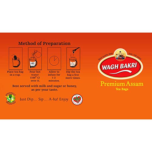 Image of Wagh Bakri Premium Assam Tea with Envelop, 200g