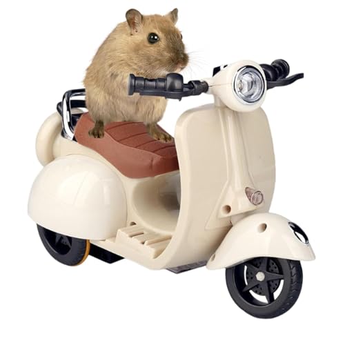 Vitsrisea Motocicleta de juguete para muñeca - Motocicleta en miniatura para figuras de juguete, luz y sonido | 360° giratorio moto de acrobacias para niños motocicleta eléctrica de juguete para