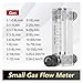LZM-6T float flow meter panel mount low flow Air rotameter industrial acrylic air variable area flow meter(Gas 0.1-1LPM)