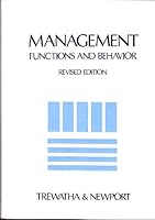 Management: Functions and behavior 0256018154 Book Cover