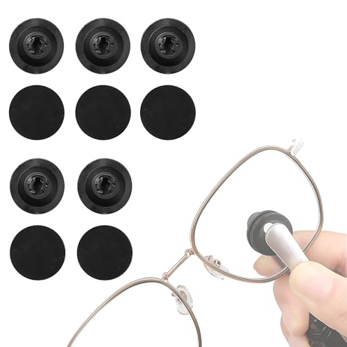 Bafutayawa Brillenreinigungspads Ersatz für Peeps CarbonKlean Brillenreiniger 10 Stück Passend für Peeps Ersatzpads Brillenreinigungsbürste zum Reinigen von Fingerabdrücken auf Lesebrillen und