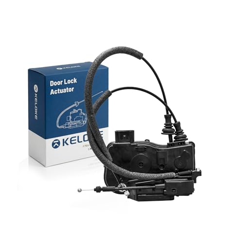 Image of KELOKE Door Latch Lock Actuator Compatible with Hyundai Santa Fe 2010 2011 2012, Front Right Passenger Side, Replace# 813200W000, DLA1251