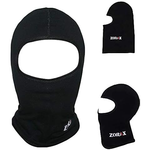 Zorax Black Winter Motorbike Balaclava Cover