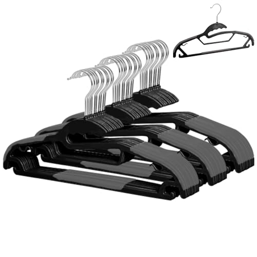 MOSMEE nK[ ߗރnK[ 30/50/10{g @\[ hanger ^ ׂȂ ȃnK[ 360x]tbN ߗޕό`ɂ ω׏d pnK[ ݂LтȂ h~ @\  (ubN, 30{g)